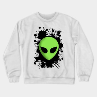 Alien Splatter Crewneck Sweatshirt